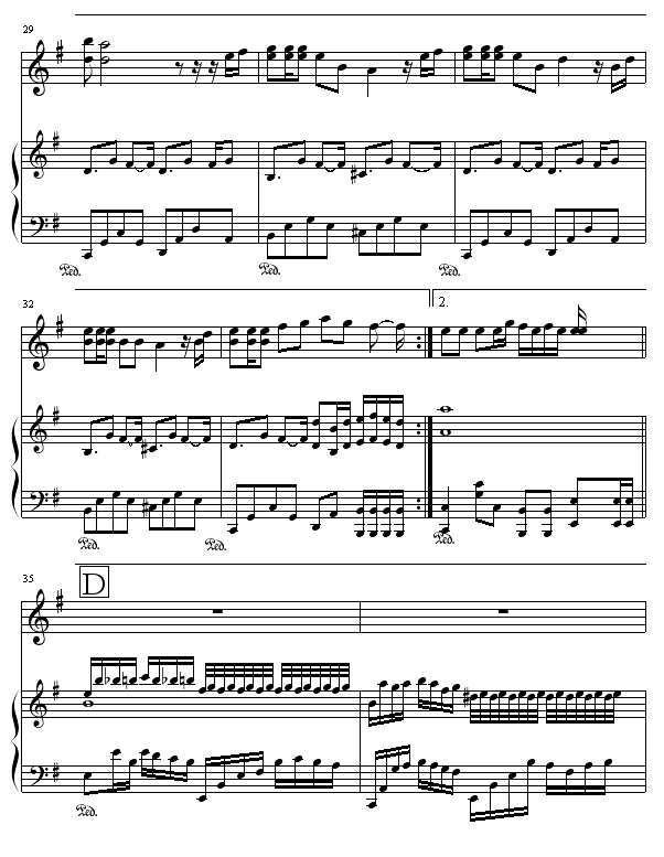 我的地盘 伴奏钢琴曲谱（图4）