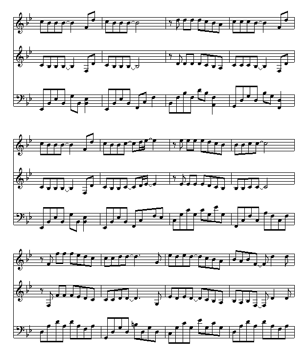 安静钢琴曲谱（图5）