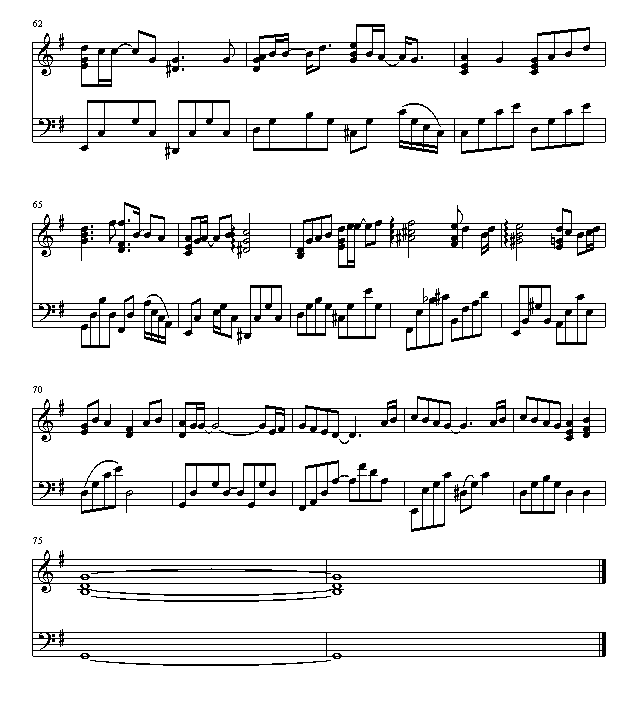 绵绵钢琴曲谱（图4）