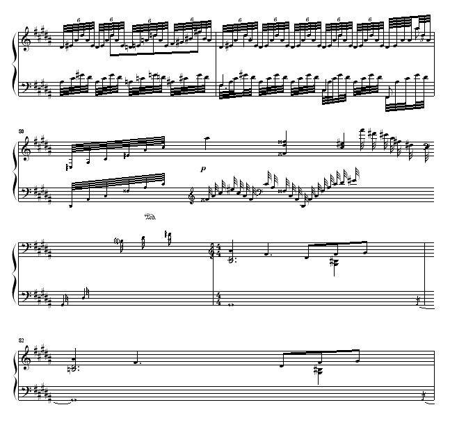 水妖(Gaspard de la Nuit- 1. Ondine.Lent)钢琴曲谱（图13）
