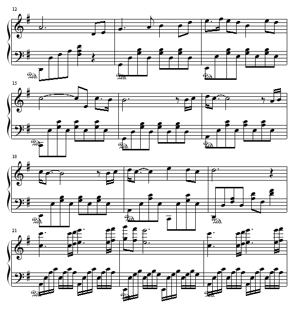 丝绸之路钢琴曲谱（图2）