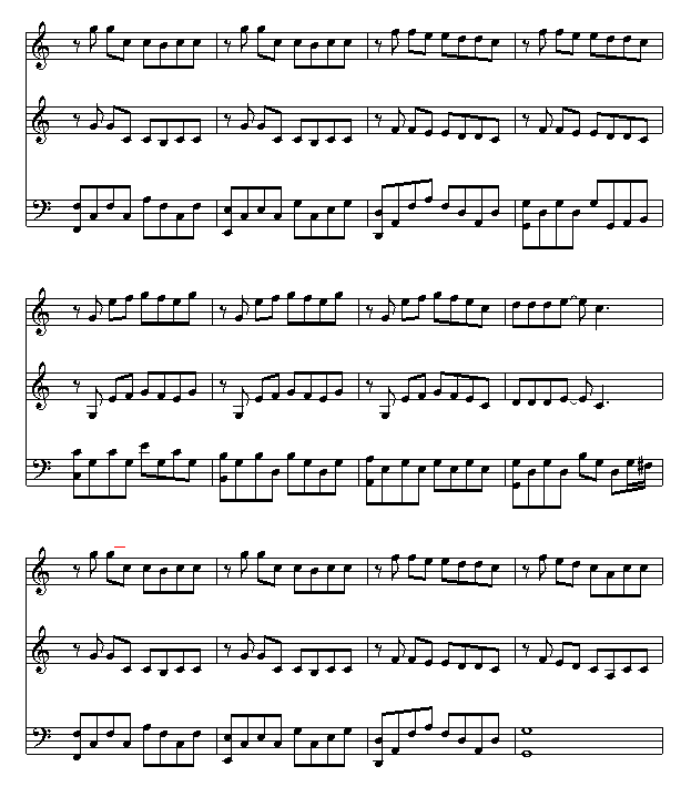 安静钢琴曲谱（图8）