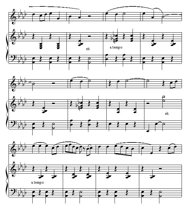 天黑黑-弹唱版钢琴曲谱（图2）