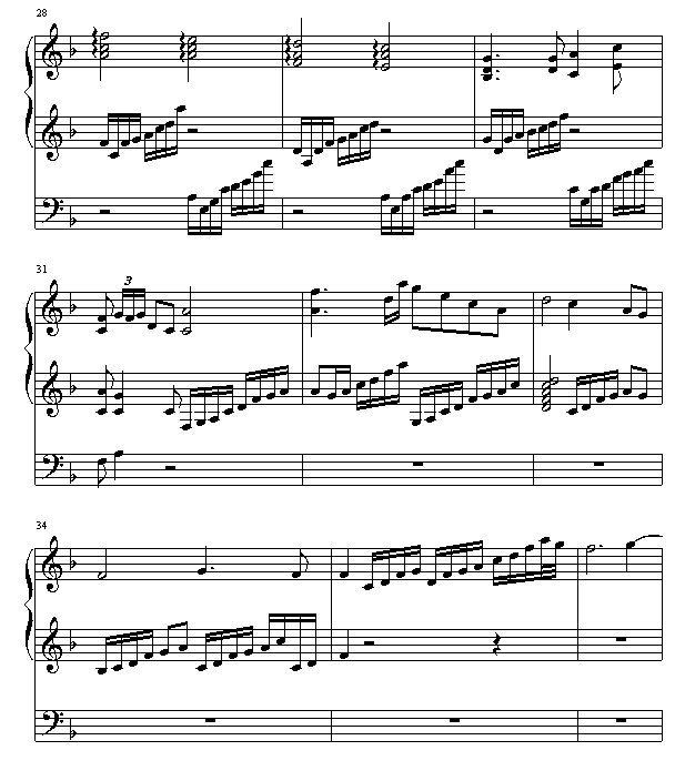 遐想·流韵（完整版修改）钢琴曲谱（图4）