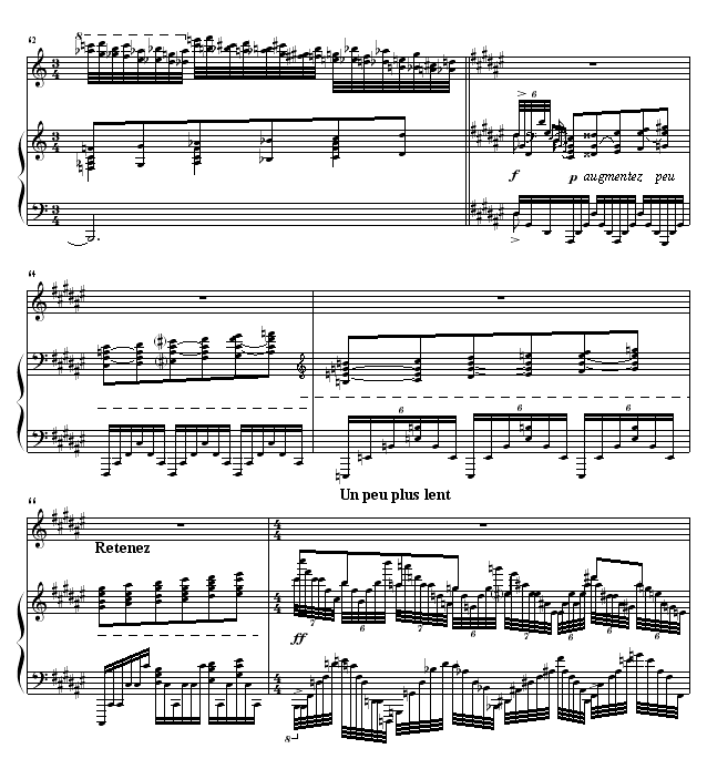 水妖(Gaspard de la Nuit- 1. Ondine.Lent)钢琴曲谱（图10）
