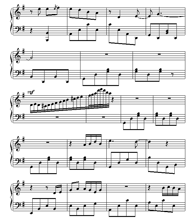 两只蝴蝶-Music-boy钢琴曲谱（图5）