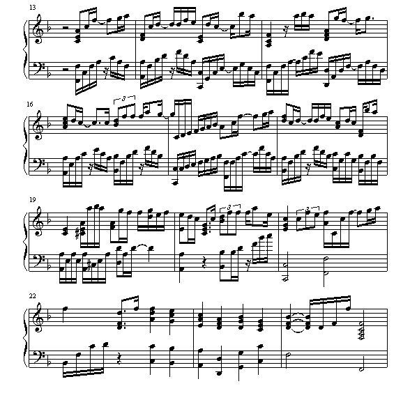 勇气钢琴曲谱（图2）