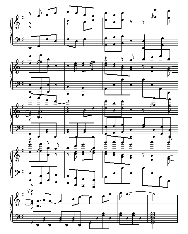 两只蝴蝶-Music-boy钢琴曲谱（图10）