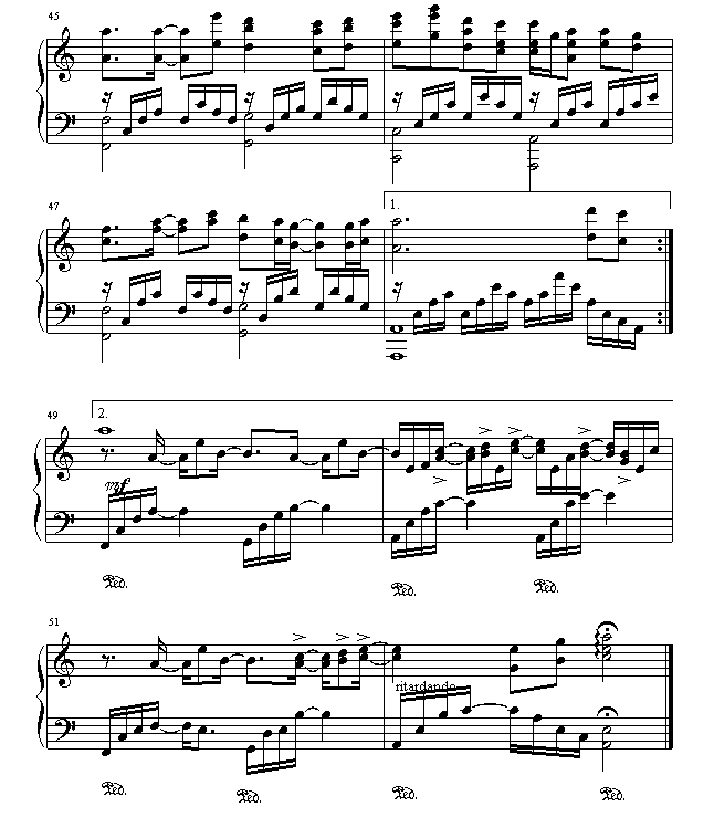 春泥钢琴曲谱（图6）