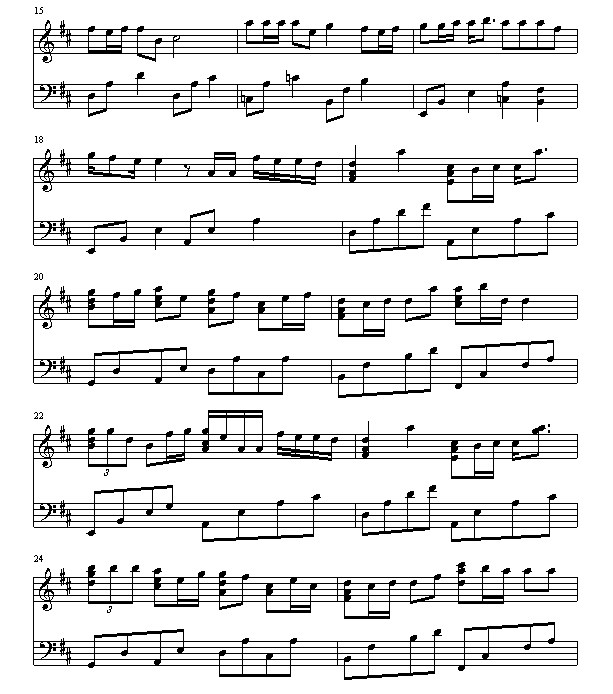 同班同学钢琴曲谱（图2）