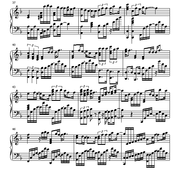 勇气钢琴曲谱（图4）