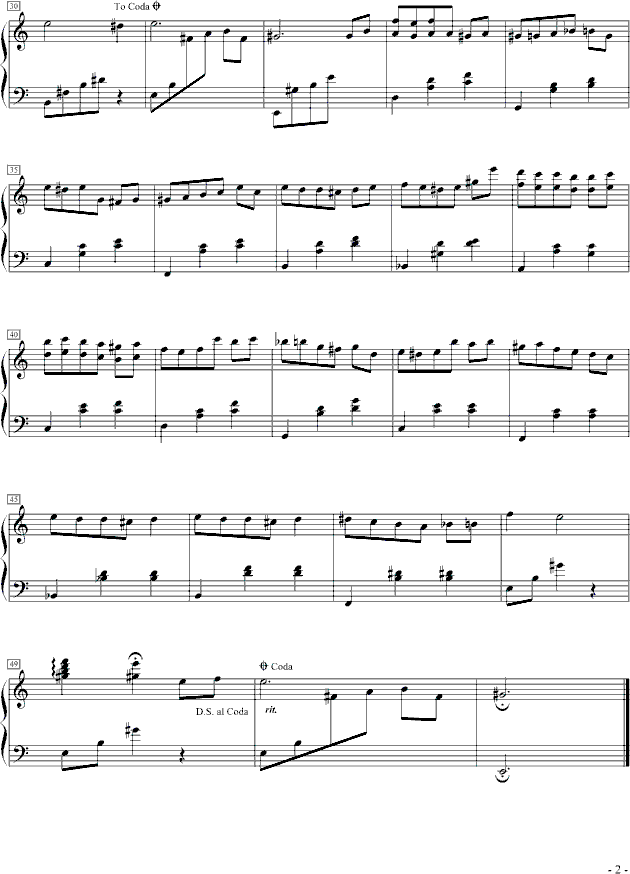 Teardrop Waltz -韩剧《春天华尔兹》钢琴曲谱（图2）