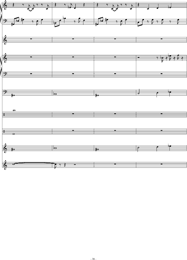 幻之大地-双星物语钢琴曲谱（图38）