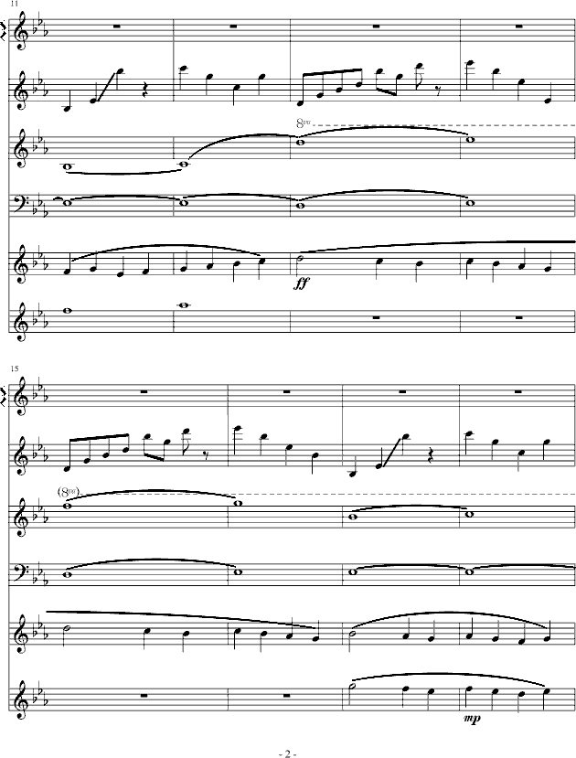 亡灵城堡-英雄无敌2钢琴曲谱（图2）