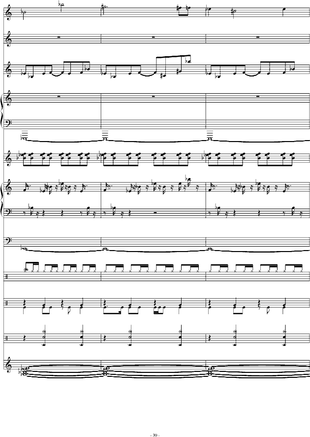幻之大地-双星物语钢琴曲谱（图30）