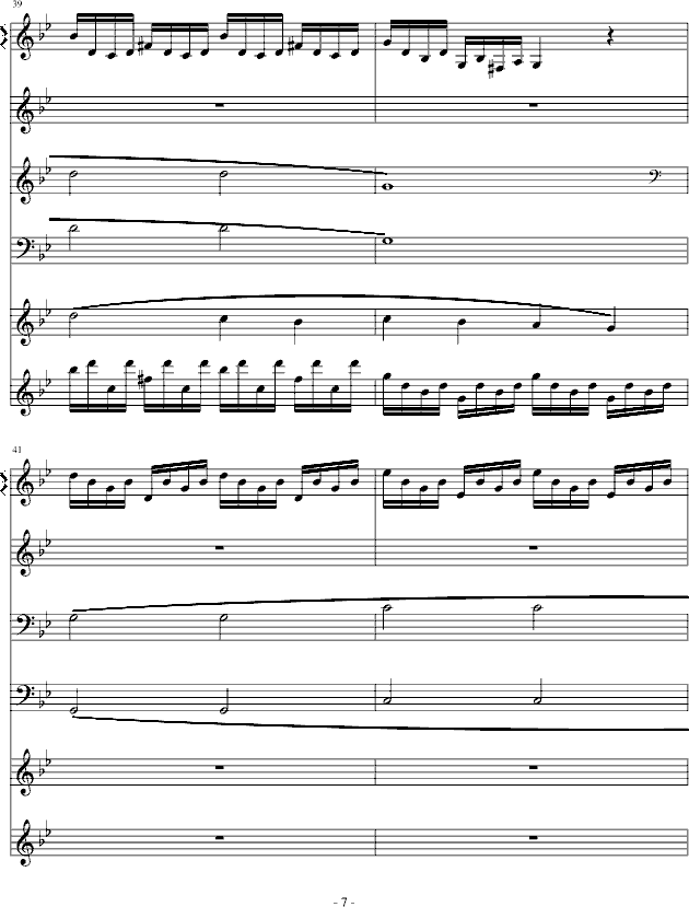 亡灵城堡-英雄无敌2钢琴曲谱（图7）