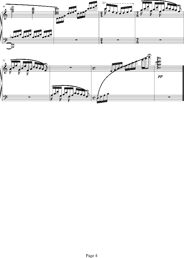 The Prelude钢琴曲谱（图4）