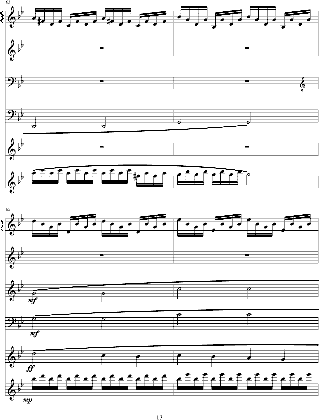 亡灵城堡-英雄无敌2钢琴曲谱（图13）