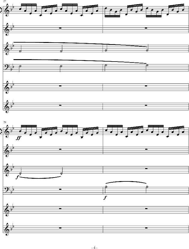 亡灵城堡-英雄无敌2钢琴曲谱（图4）