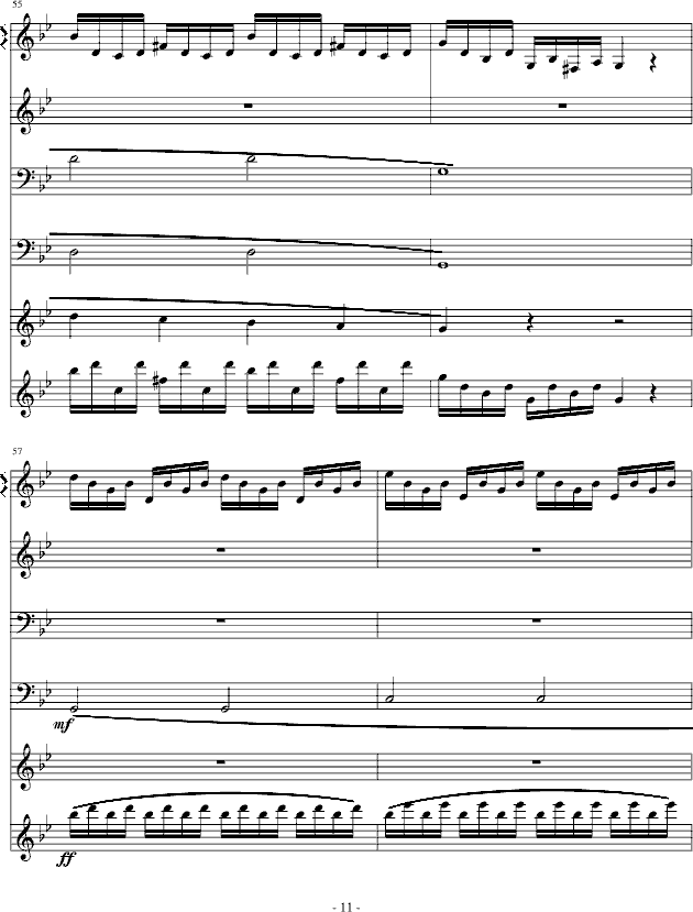亡灵城堡-英雄无敌2钢琴曲谱（图11）