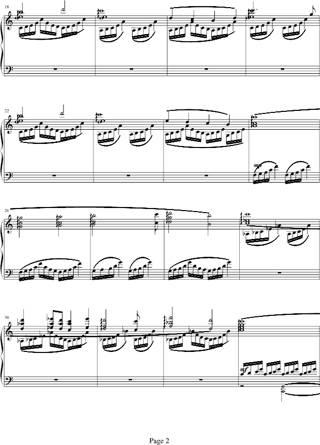 The Prelude钢琴曲谱（图2）
