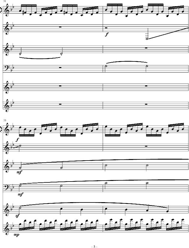 亡灵城堡-英雄无敌2钢琴曲谱（图5）