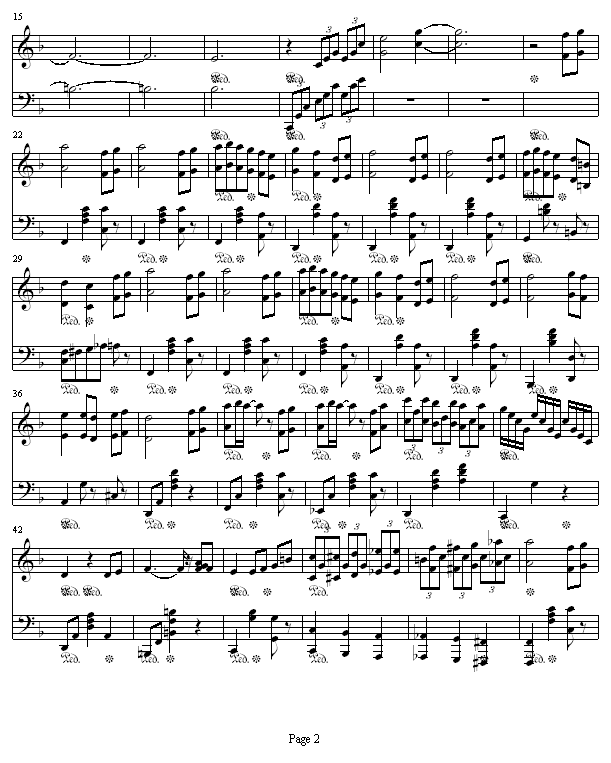 华尔兹的初次体验钢琴曲谱（图2）