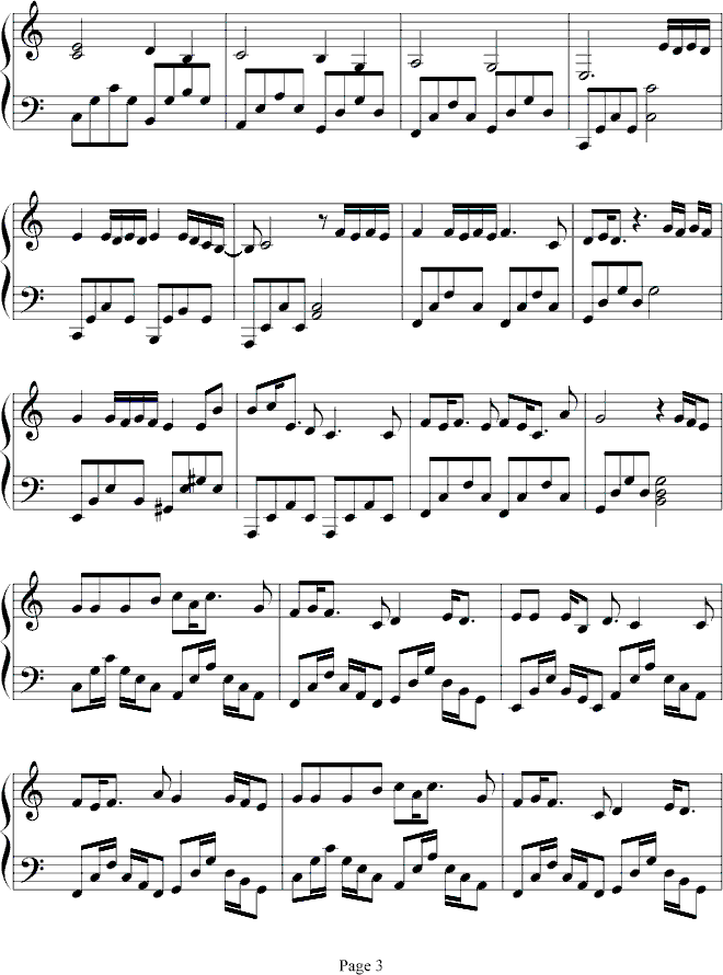 心裡話-《心花放》主题曲钢琴曲谱（图3）