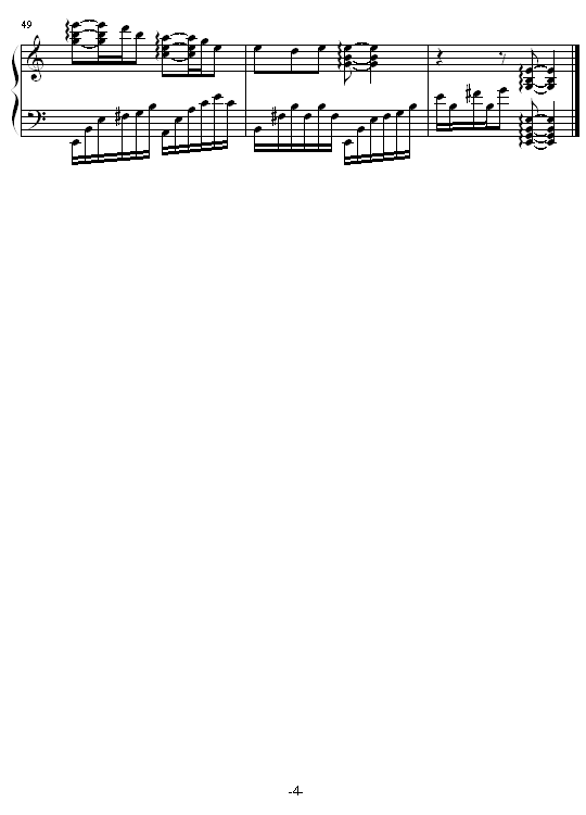 呼唤-原版钢琴曲谱（图4）