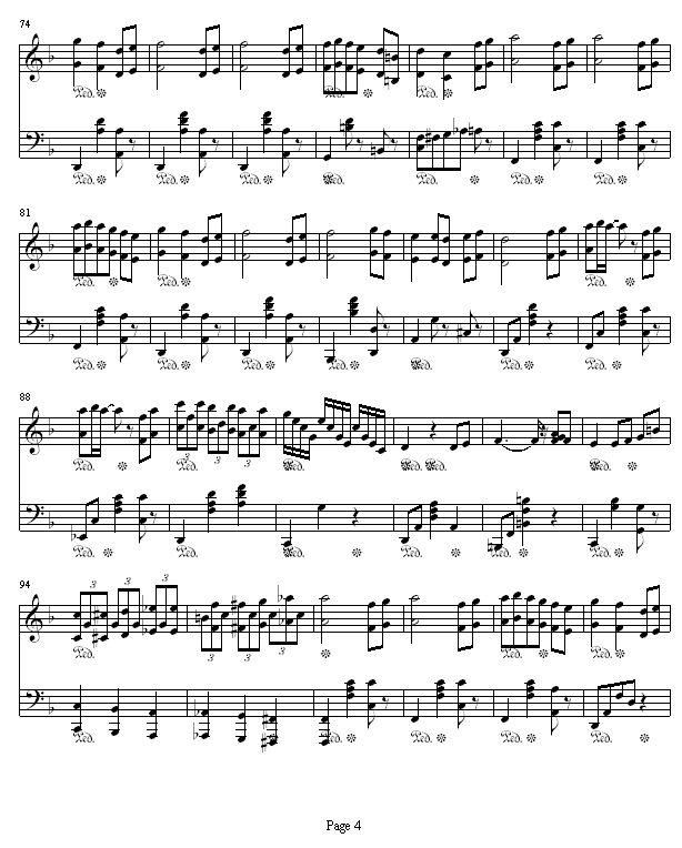 华尔兹的初次体验钢琴曲谱（图4）
