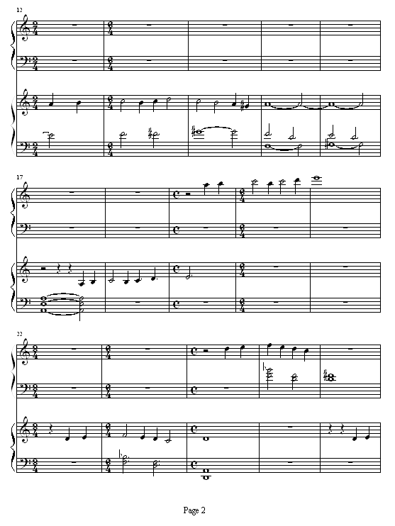 The Piano Duet（四手联弹）钢琴曲谱（图2）