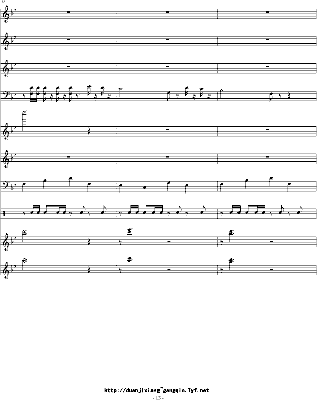 铁臂阿童木-总谱钢琴曲谱（图13）