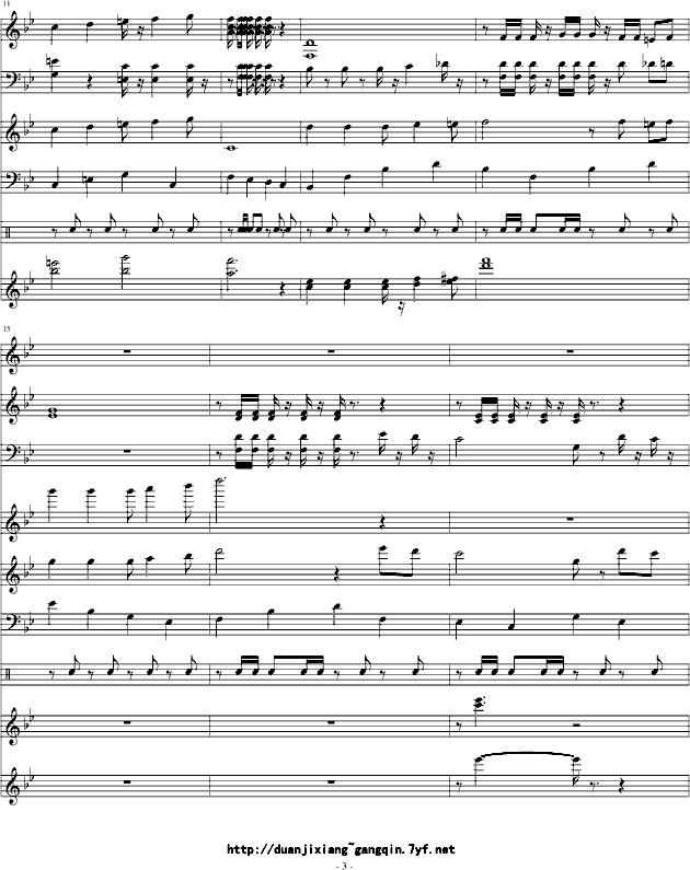 铁臂阿童木-总谱钢琴曲谱（图3）