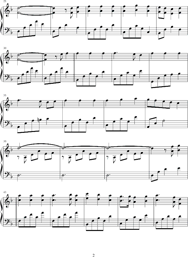 APNA-大长今 插曲钢琴曲谱（图2）