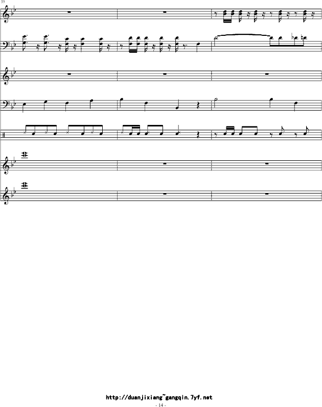 铁臂阿童木-总谱钢琴曲谱（图14）