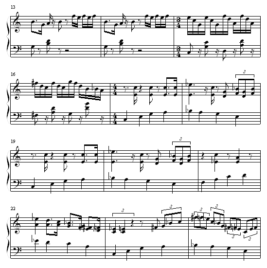 雪人兄弟钢琴曲谱（图2）