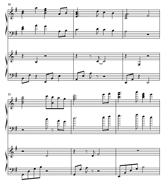 close to you钢琴曲谱（图6）