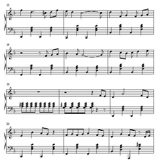 名侦探柯南-（插曲）钢琴曲谱（图2）