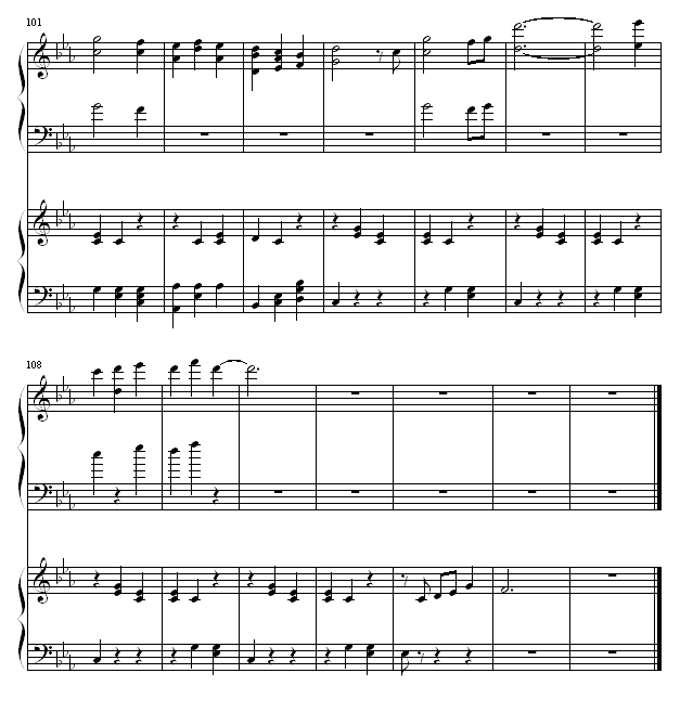 its only the fairy tale钢琴曲谱（图6）