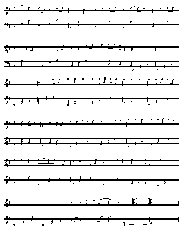 千与千寻片尾歌--竖琴版钢琴曲谱（图5）