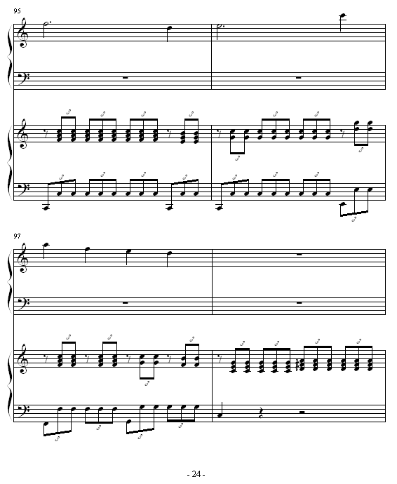 ココロの音钢琴曲谱（图24）