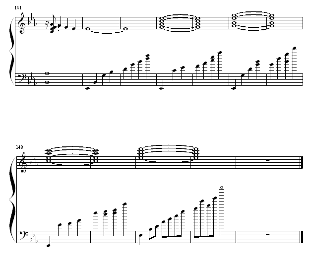 RIVER钢琴曲谱（图6）