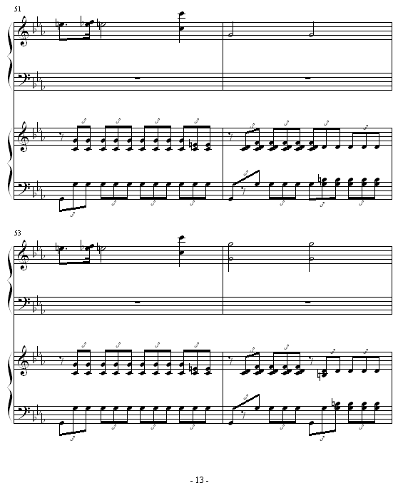 ココロの音钢琴曲谱（图13）