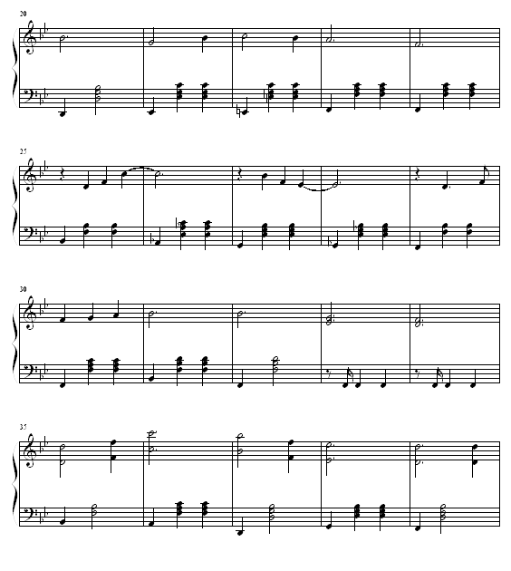 Edel Weiss-音乐之声钢琴曲谱（图2）