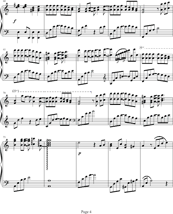 从开始到现在-小刚修改版钢琴曲谱（图4）