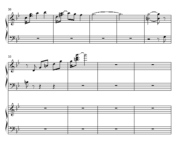 through pain - 的插曲钢琴曲谱（图4）