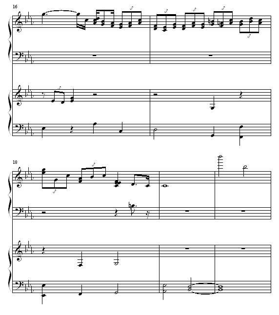 ココロの音钢琴曲谱（图5）