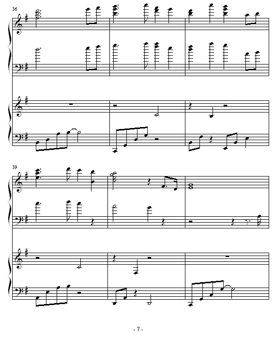 close to you钢琴曲谱（图7）