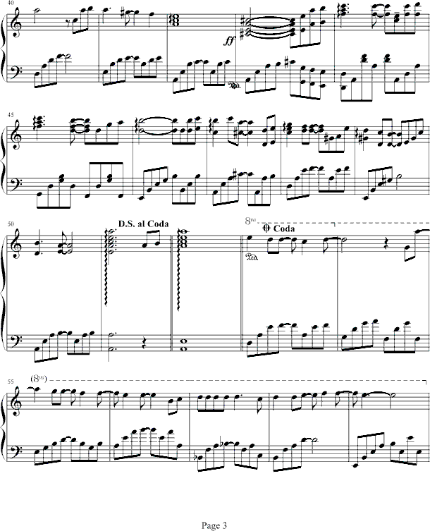 从开始到现在-小刚修改版钢琴曲谱（图3）