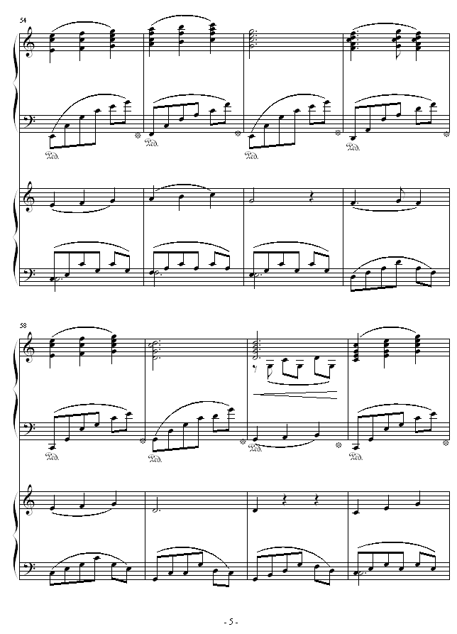 夜之歌-（总谱）钢琴曲谱（图5）